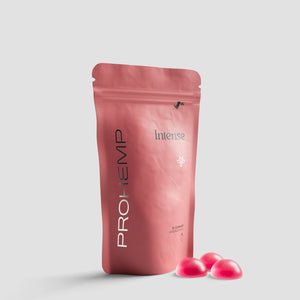 Prohemp Intense aardbeien gummies voor vitaliteit en rust