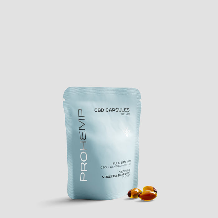 3 x Relax CBD + Ashwagandha Kapseln